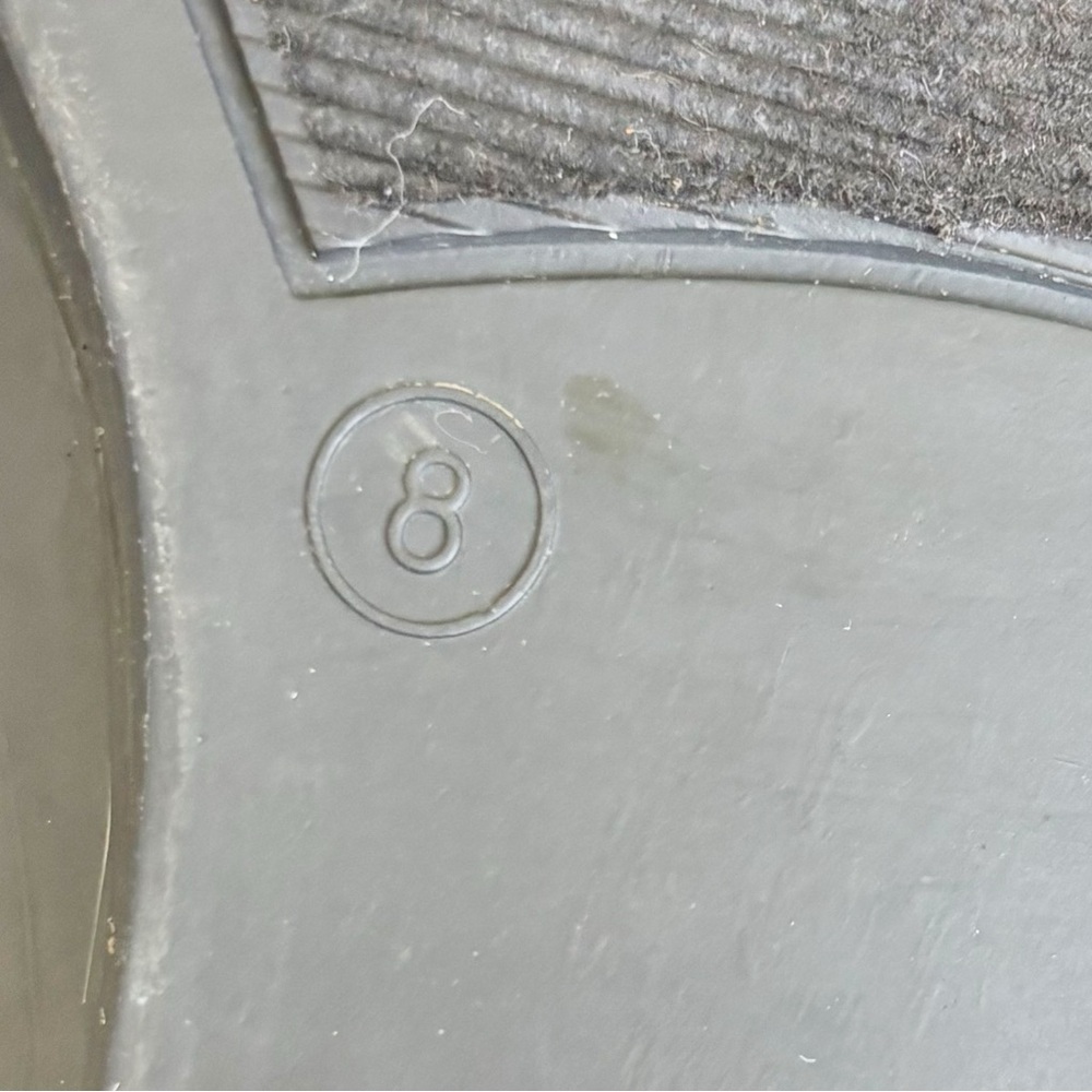 Steve Madden Tsunami Tall Rubber Black/Pink Detail Rain Boots Womens Size 8 - Picture 11 of 11